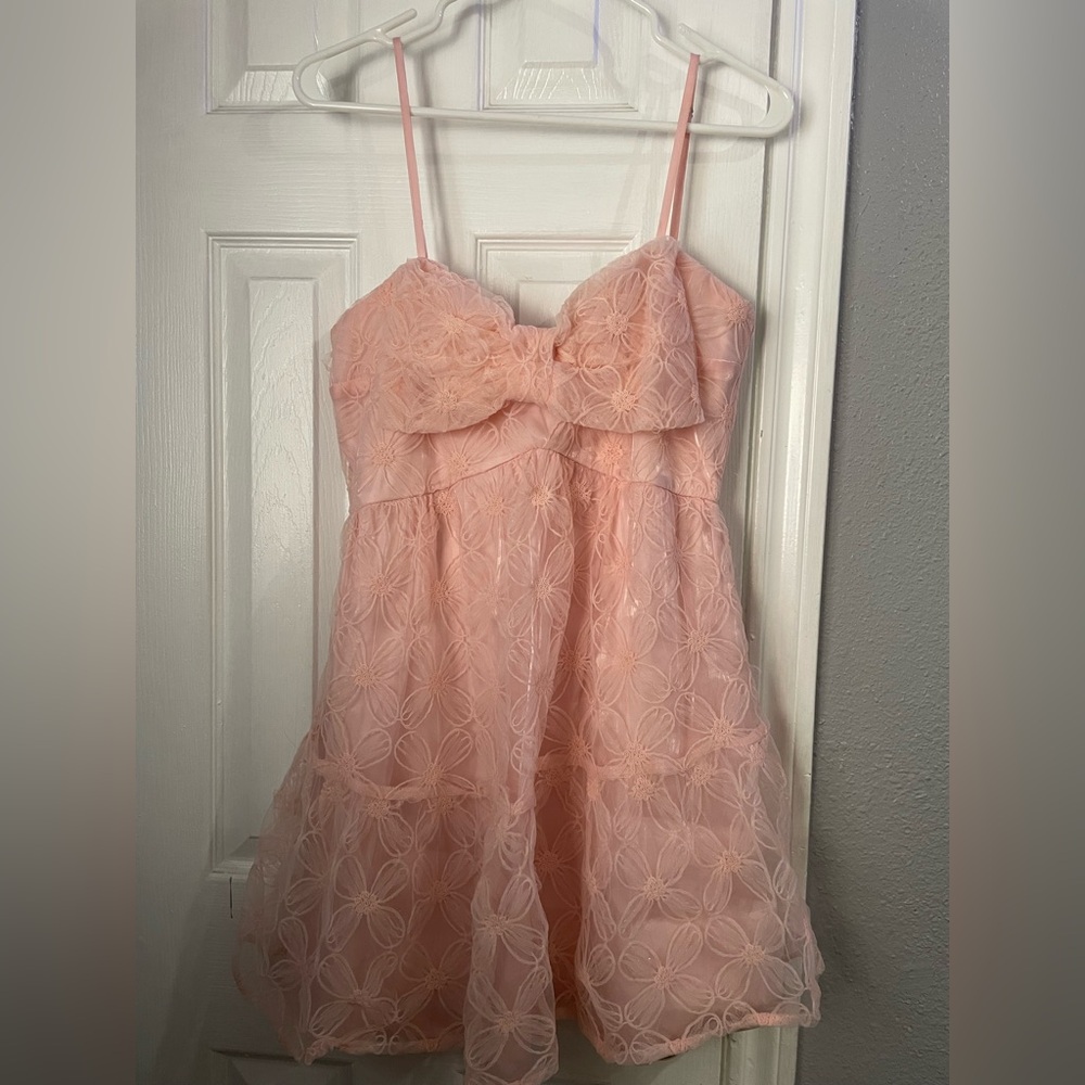 Fashion Nova Pink Floral Casual Dress